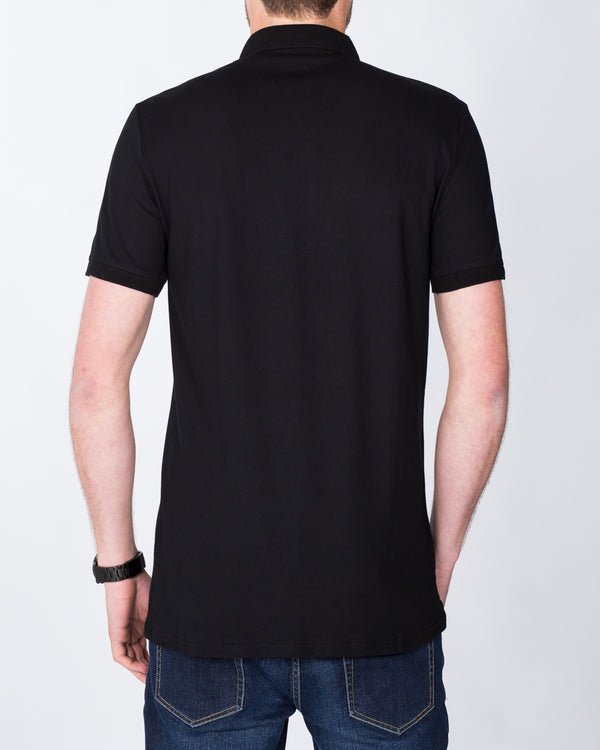 2t Slim Fit Tall Polo Shirt (black)