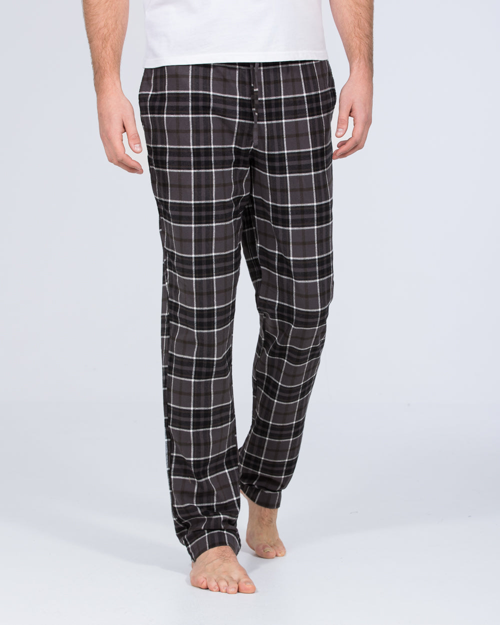 2t Pascal Tall Regular Fit Pyjama Bottoms (grey check)