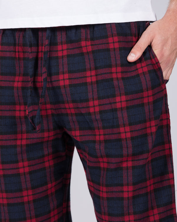 2t Tall Regular Fit Pyjama Shorts (red pattern)