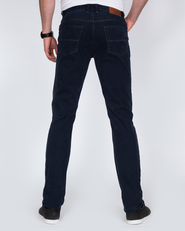 Redpoint Tall Mens Slim Fit Denim Chinos (navy)