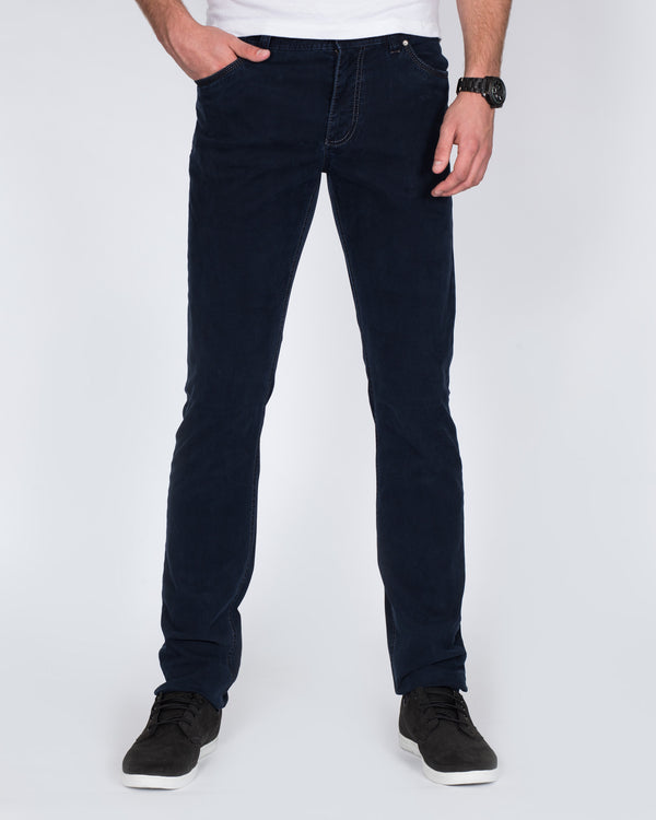 Redpoint Tall Mens Slim Fit Denim Chinos (navy)