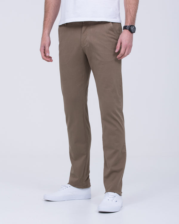 Redpoint Odessa Slim Fit Tall Chinos (dark beige)