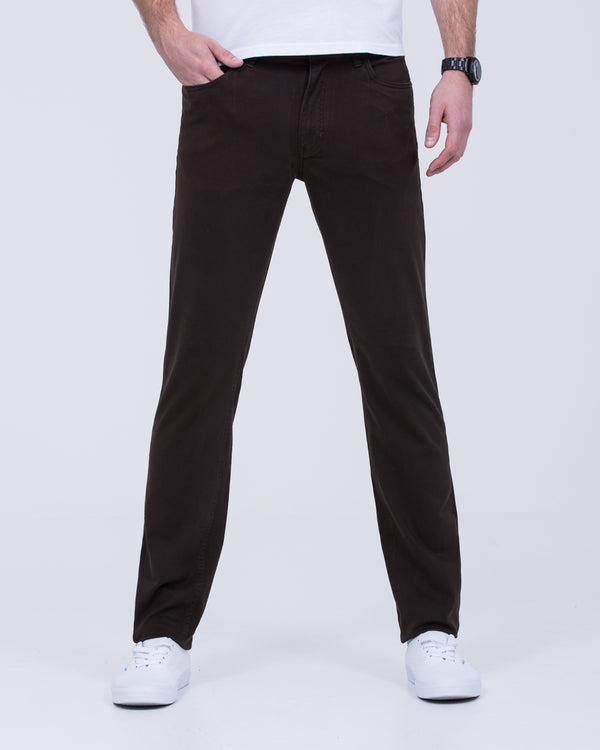 Red Point Row Redpoint Milton Slim Tall Extra Long Longer Chinos Jeans (brown pattern ...