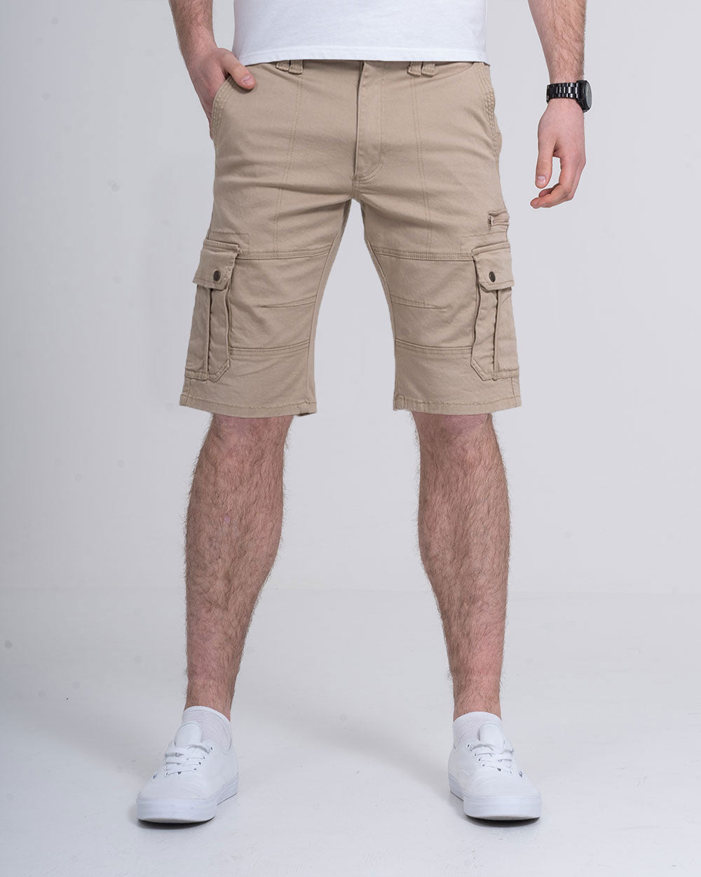 2t Cargo Tall Mens Extra Long Shorts (sand) 13 15 Inch Inseam | Tall ...