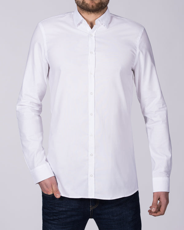 2t Luca Slim Fit Tall Shirt (white)