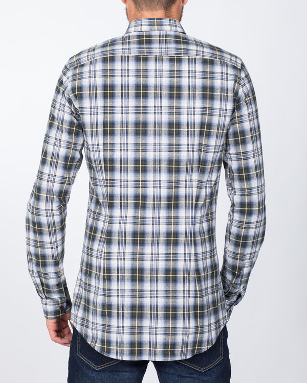 2t Slim Fit Long Sleeve Tall Shirt (sage)