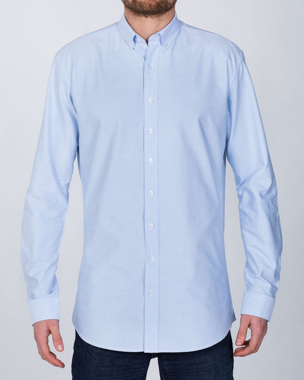 2t Mason Regular Fit Extra Tall Oxford Shirt (sky)