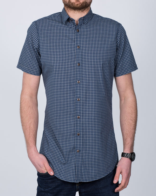 2t Short Sleeve Tall Shirt (navy)