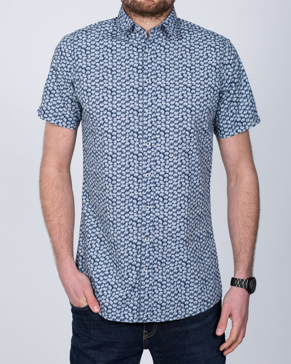 2t Short Sleeve Tall Shirt (blue)