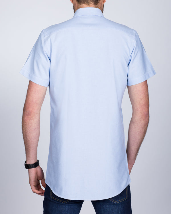 2t Slim Fit Short Sleeve Tall Shirt (sky oxford)