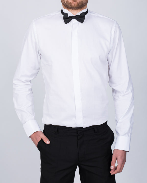 2t Slim Fit Wing Collar Tall Dress Shirt (white)