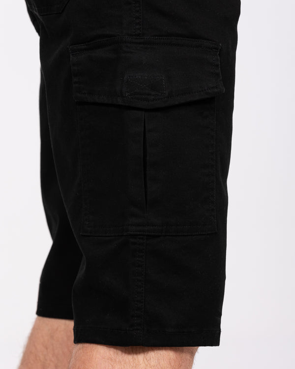 2t Mateo Tall Cargo Shorts (black)