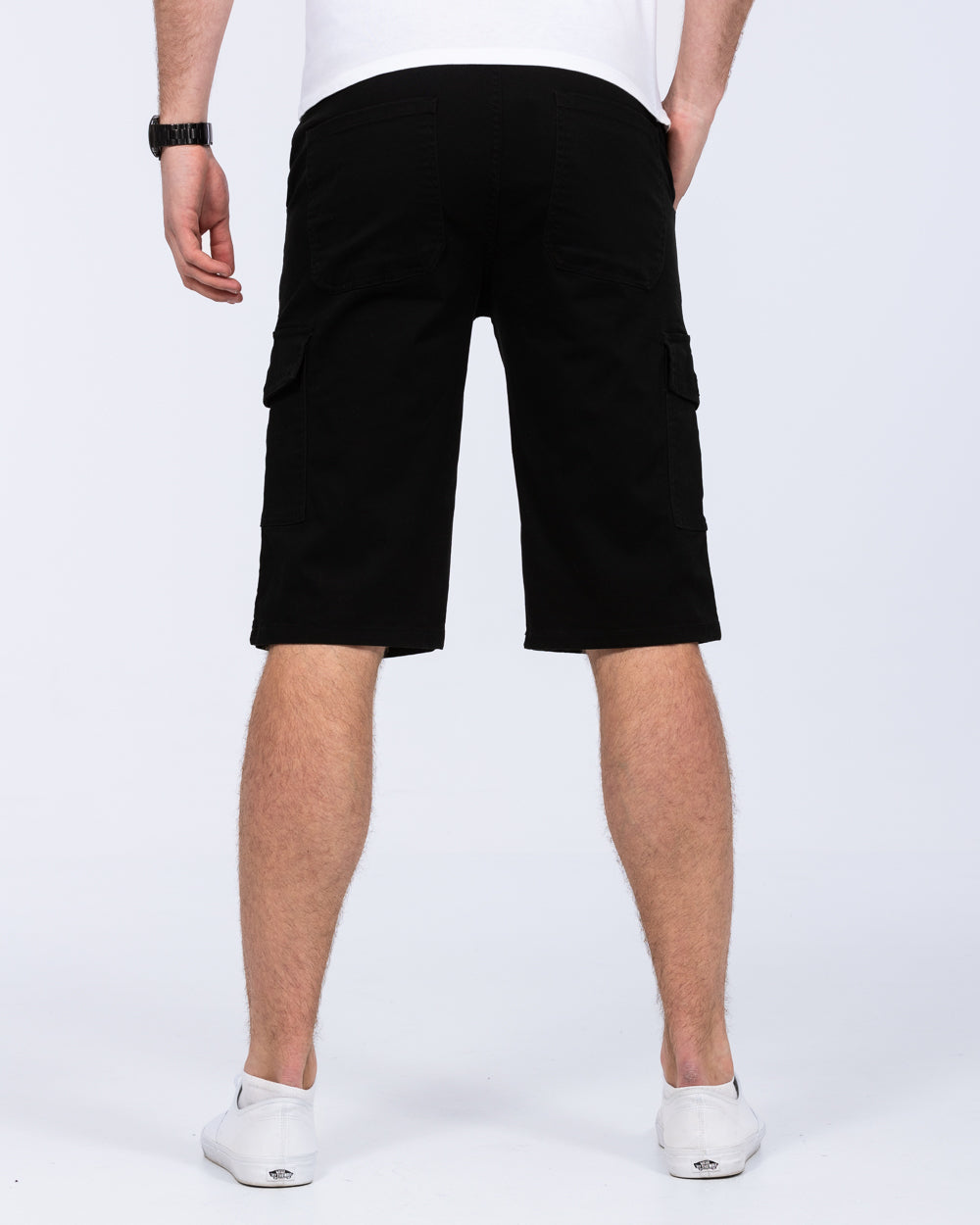 2t Mateo Tall Cargo Shorts (black)