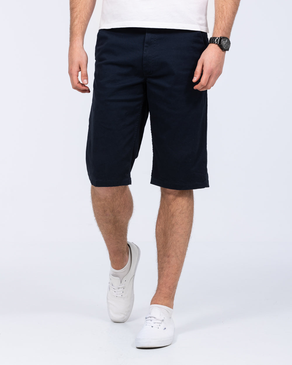 2t Grant Regular Fit Tall Chino Shorts (navy)