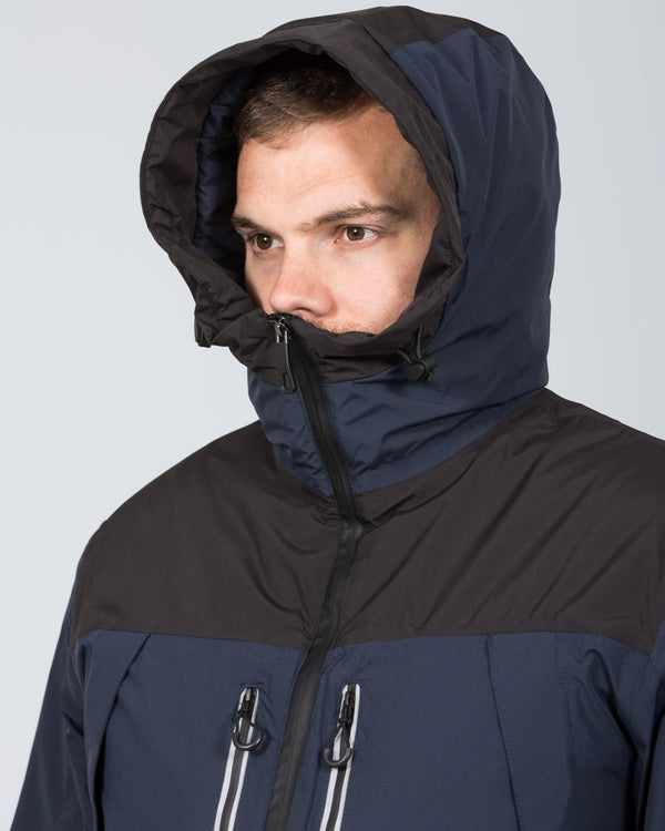 North 56 Tall Waterproof Ski Jacket (black/blue)