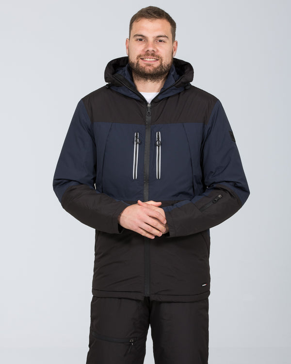 North 56 Tall Waterproof Ski Jacket (black/blue)