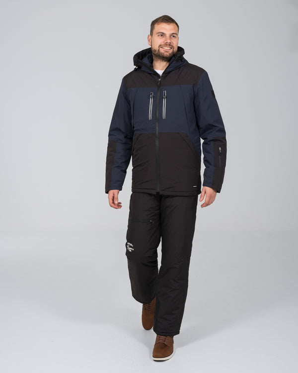 North 56 Tall Waterproof Ski Jacket (black/blue)
