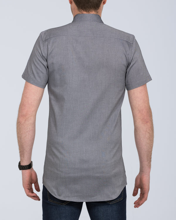 2t Slim Fit Short Sleeve Tall Shirt (dark grey)