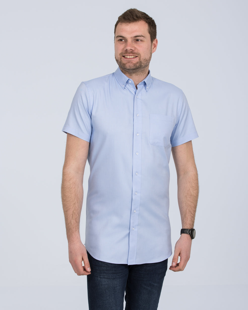 2t Slim Fit Short Sleeve Tall Shirt (light blue)