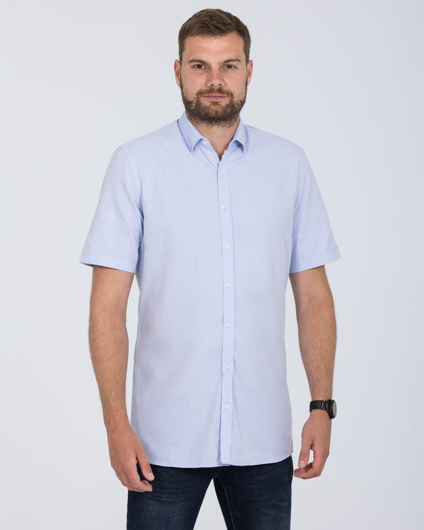 2t Leo Slim Fit Short Sleeve Tall Shirt (sky)