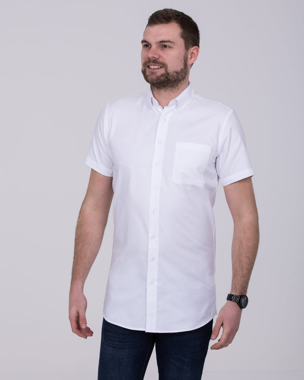 2t Slim Fit Short Sleeve Tall Shirt (white)