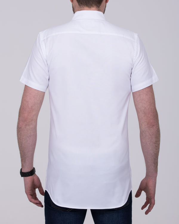 2t Slim Fit Short Sleeve Tall Shirt (white)