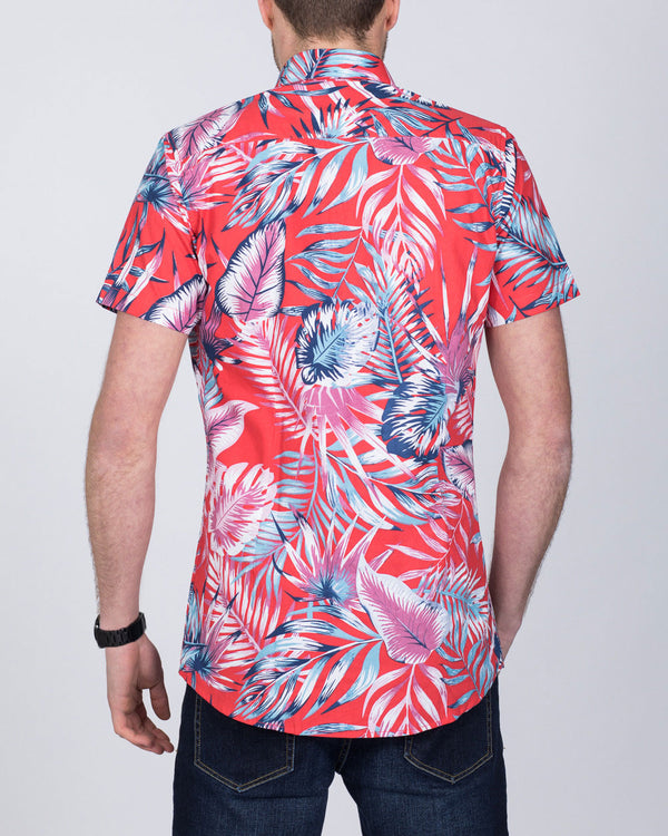 2t Short Sleeve Tall Shirt (hawaiian print)