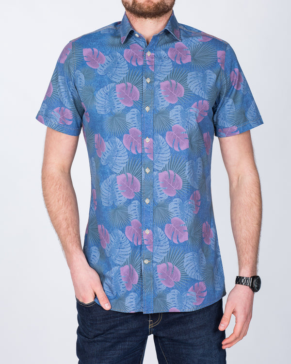 2t Short Sleeve Tall Shirt (floral print)