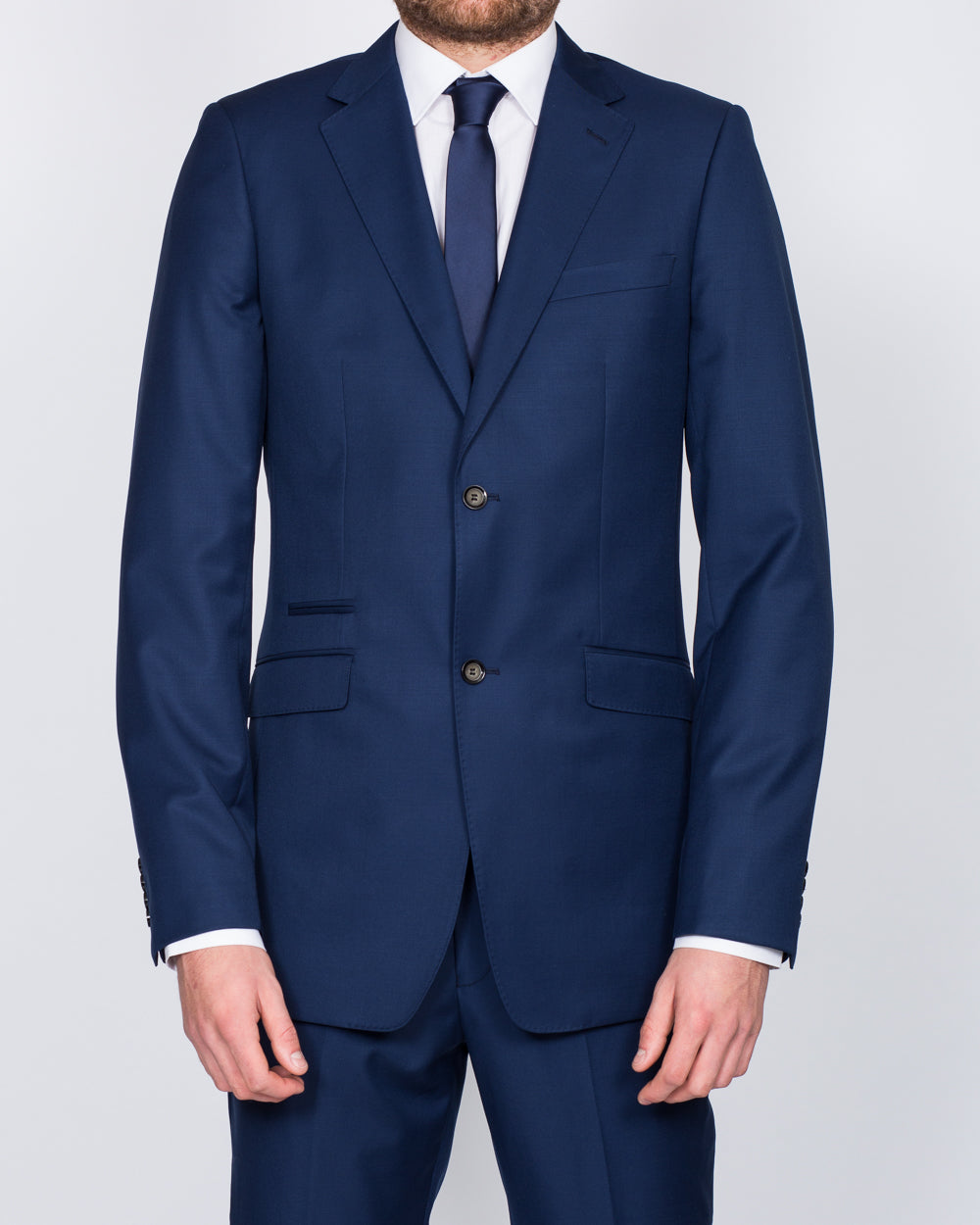 Skopes Slim Fit Wool Tall Suit (royale blue)