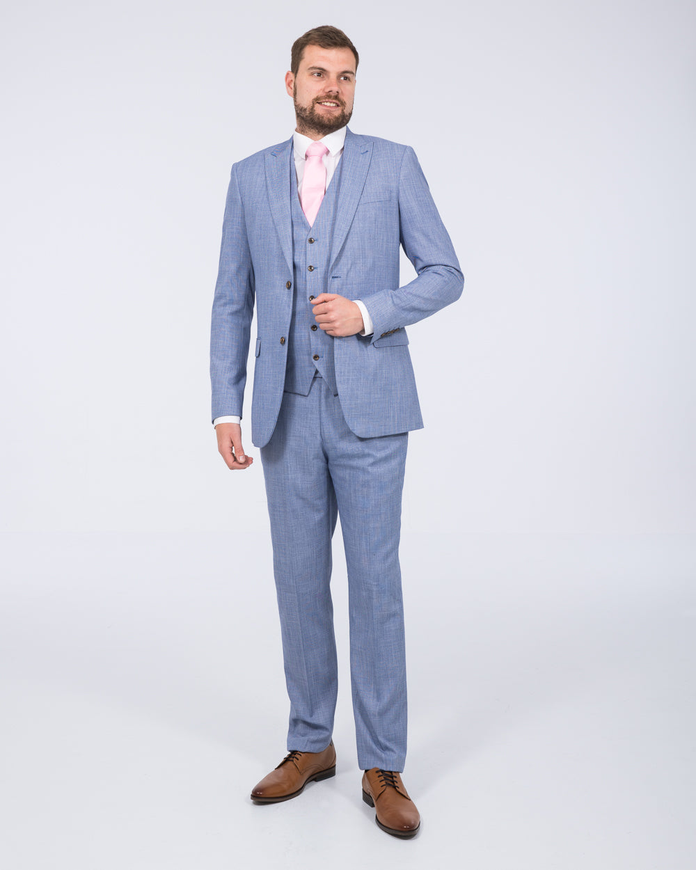 Skopes Redding Slim Fit Tall Suit (sky blue)