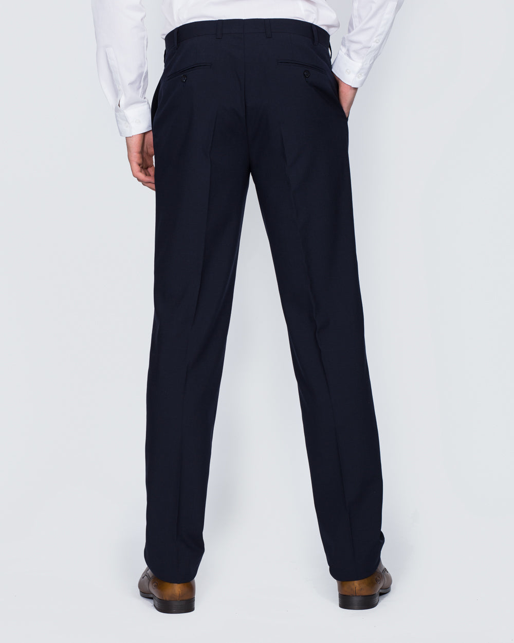 Skopes Regular Fit Wool Tall Suit (navy)