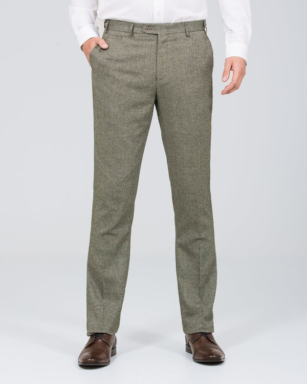 Skopes Jude Slim Fit Tall Suit (sage herringbone)