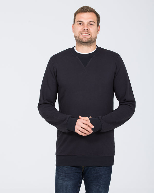 2t Alvin Slim Fit Tall Sweatshirt (navy)