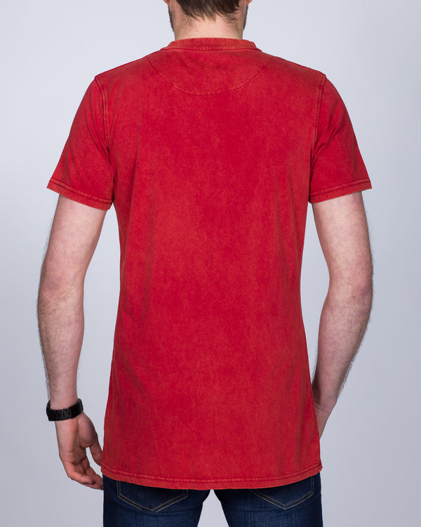 2t Tall Acid Wash T-Shirt (red)