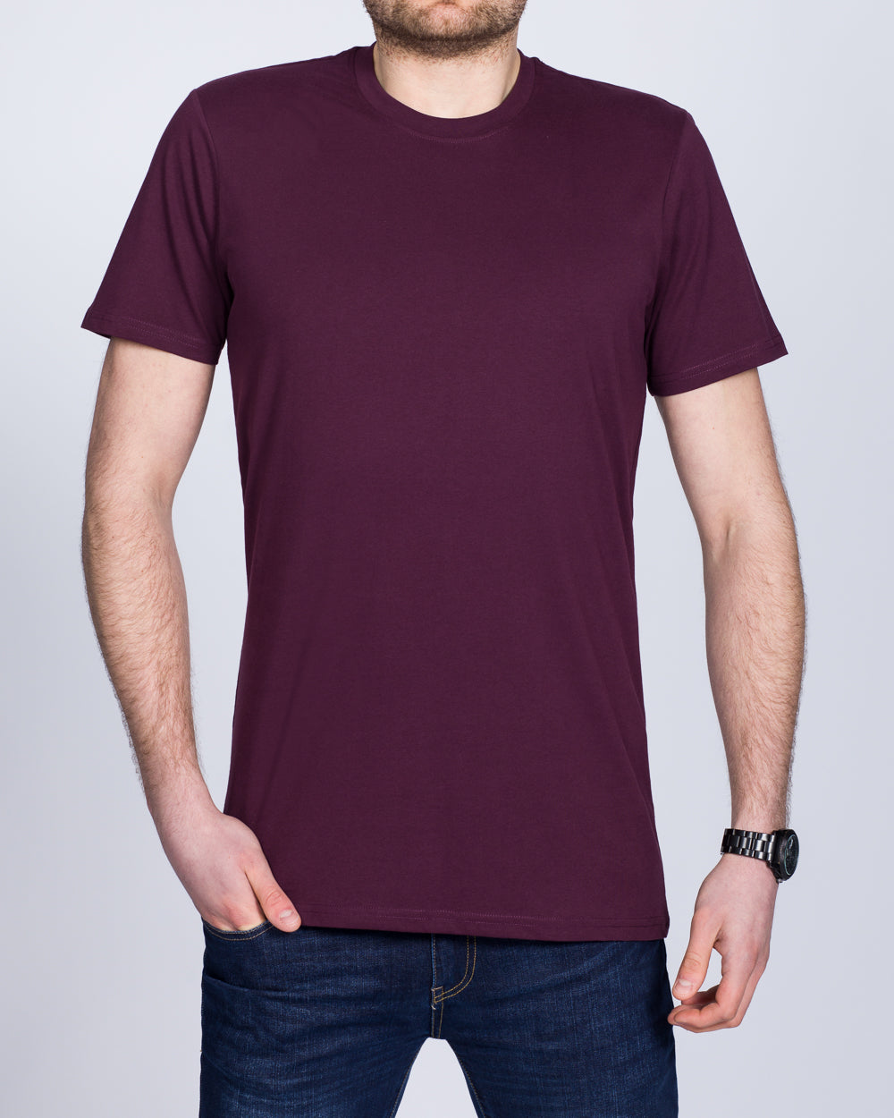 Girav Sydney Tall T-Shirt (bordeaux)