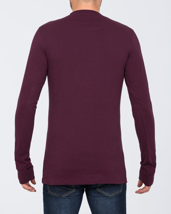 2t Samuel Long Sleeve Tall T-Shirt (plum)