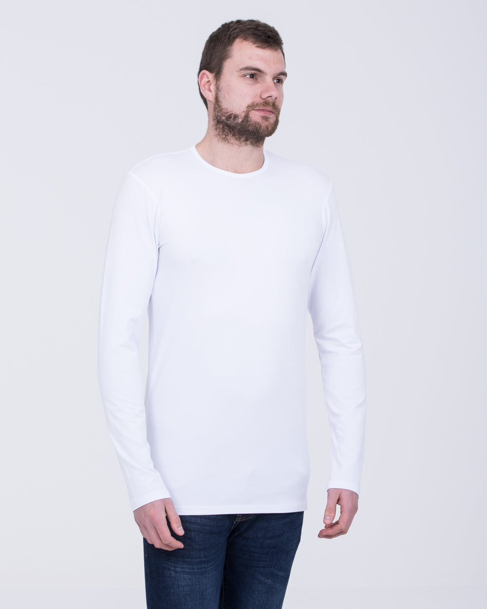 Girav London Long Sleeve Tall T-Shirt (white)