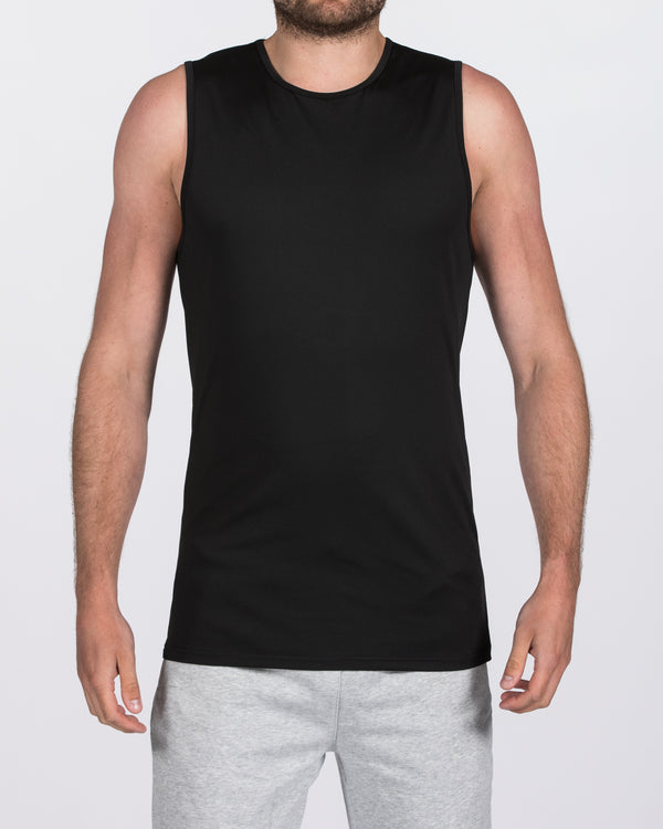 2t Tall Tank Top (black)