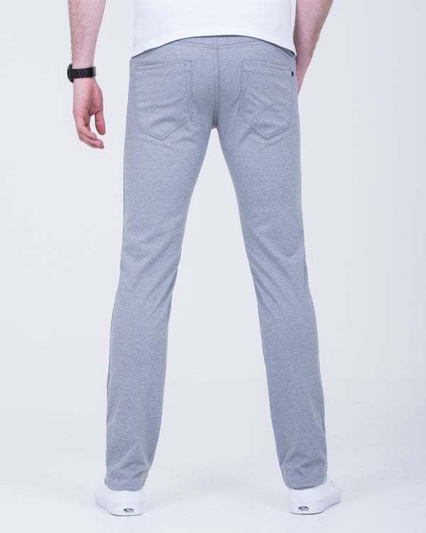 Red Point Row Redpoint Kanata Slim Fit Tall Extra Long Stretch Trousers Jeans (grey ...