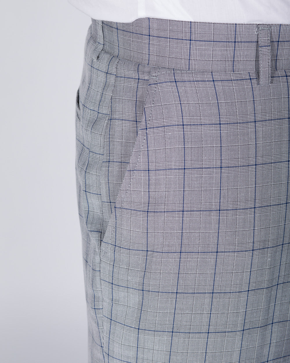 2t Slim Fit Tall Trousers (grey check)