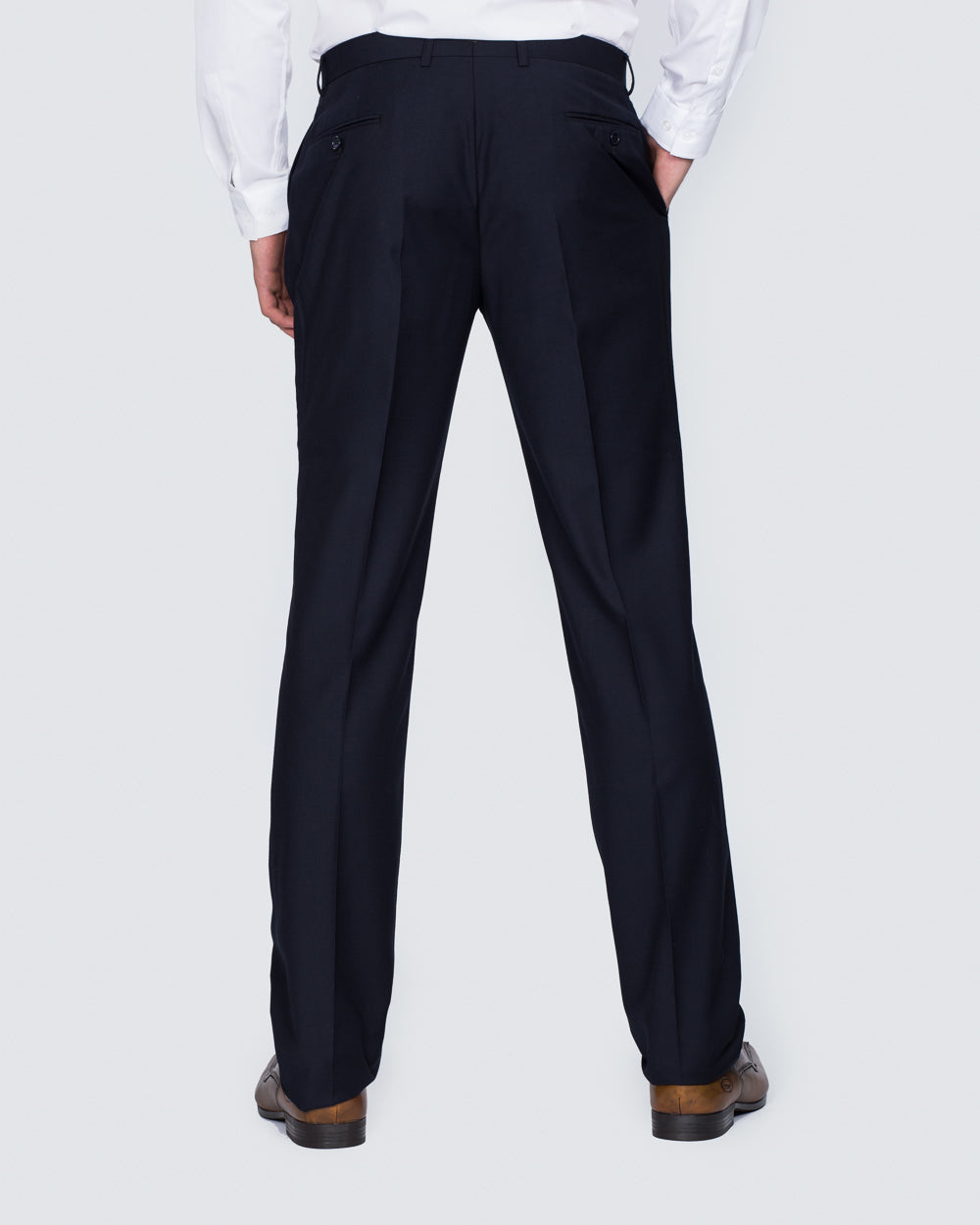 Skopes Slim Fit Superfine Twill Trousers (navy)