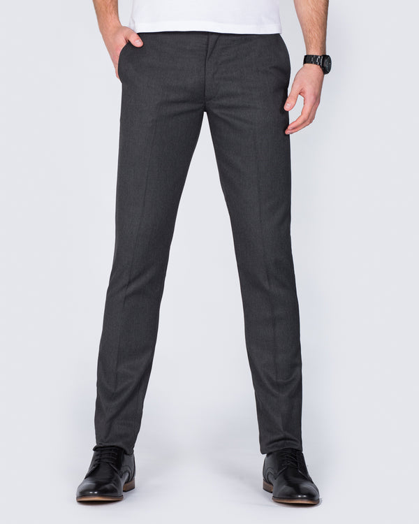 Carabou Slim Fit Tall Trousers (grey)