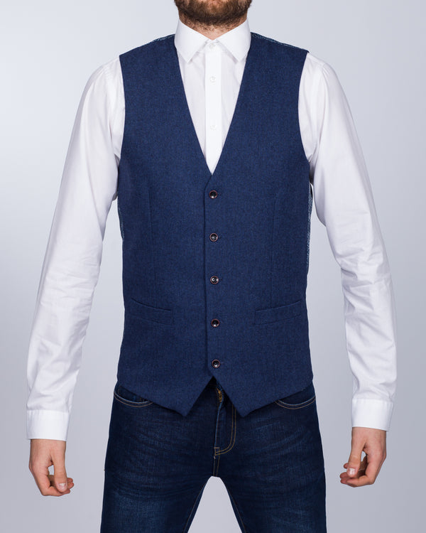 Skopes Slim Fit Tall Chadwick Waistcoat (blue)