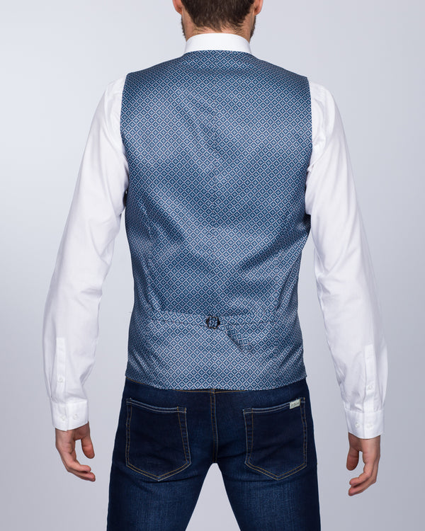 Skopes Slim Fit Tall Chadwick Waistcoat (blue)